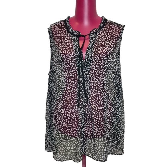 Lightweight Sheer Cami w/ Lace Neckline Plus sz 3X - Picture 1 of 4